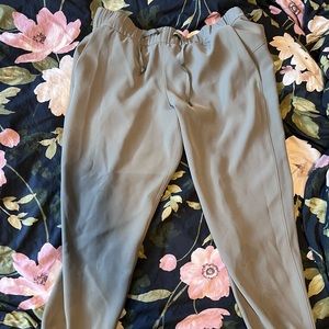 Sage Green On The Fly Woven Jogger